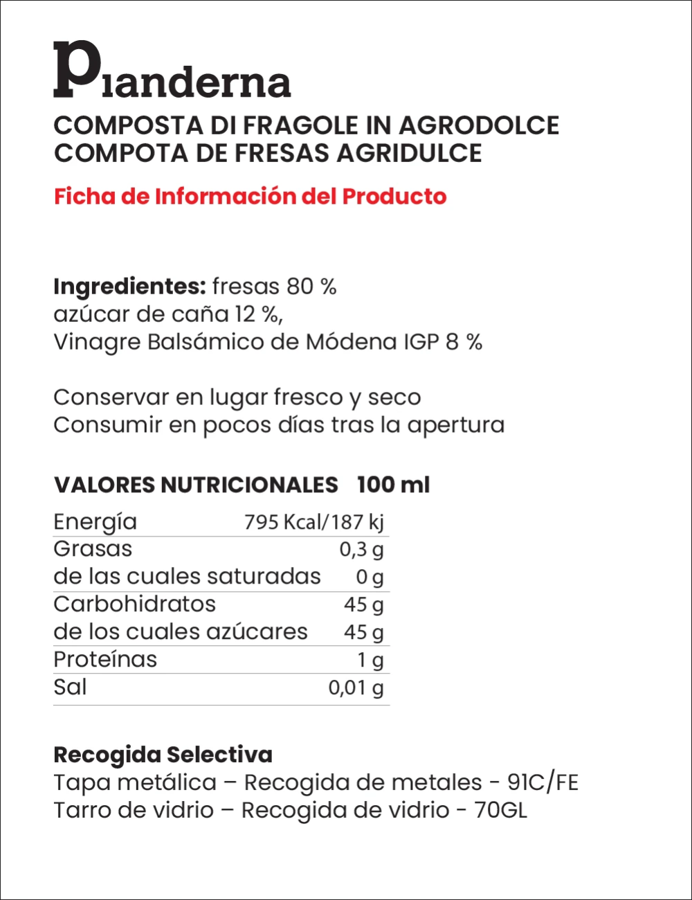 Compote de fraises aigre-douce