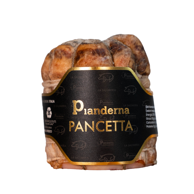Traditionell gereifte Pancetta