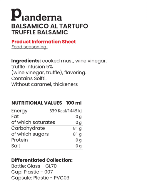 Condimento Balsamico al tartufo