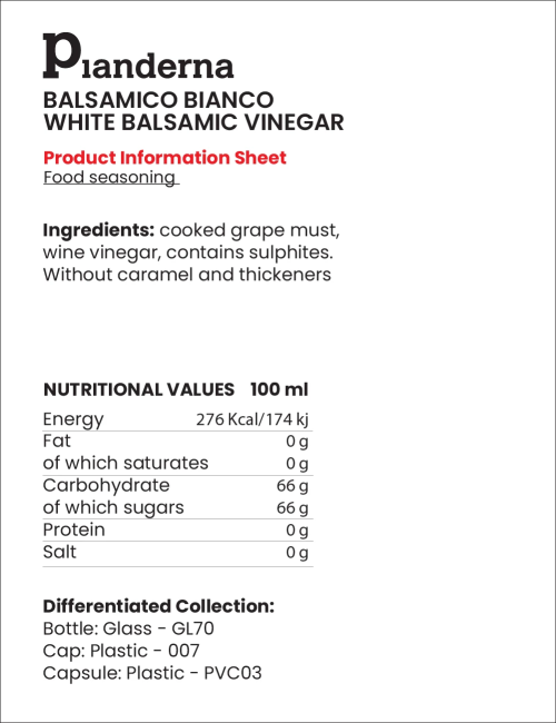 Condimento Balsamico Bianco